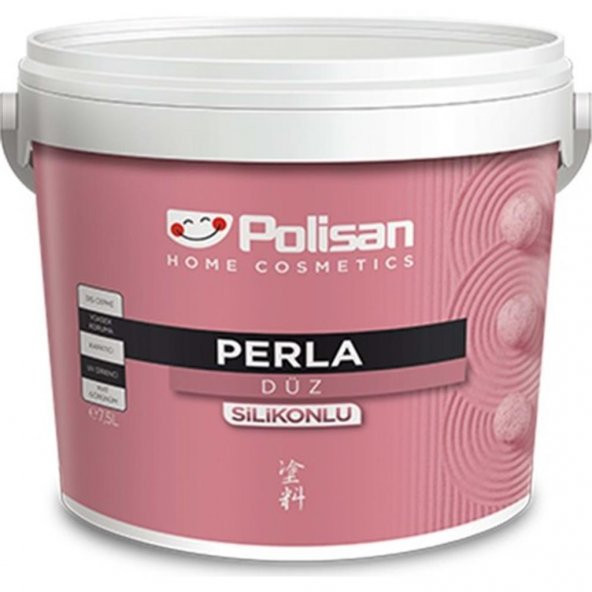 Polisan Perla Silikonlu Dış Cephe Boyası Beyaz 2.5 Lt