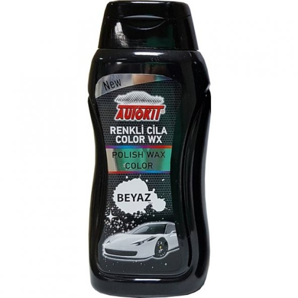 Autokit Renkli Likit Cila Beyaz 300 ml