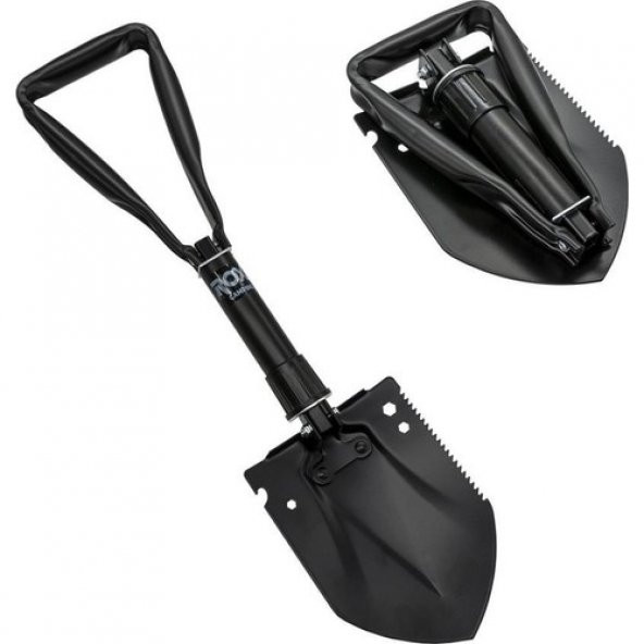 Rox Camping Metal Sap Katlanır Kamp Küreği 58 cm