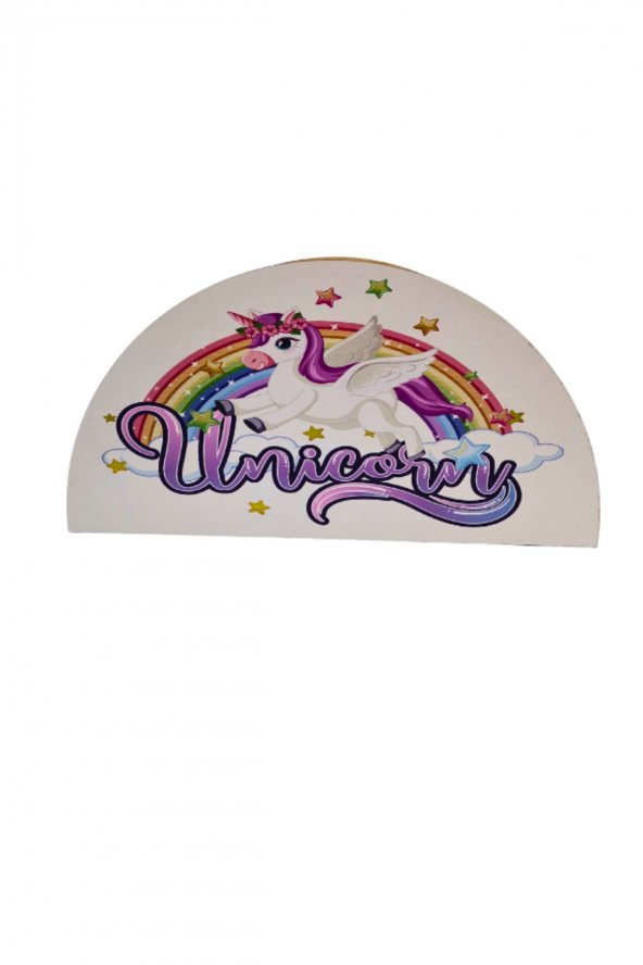 Berenden Ahşap Çocuklar İçin Masa Üstü Kalemlik & Organizer-Unicorn1 - 2