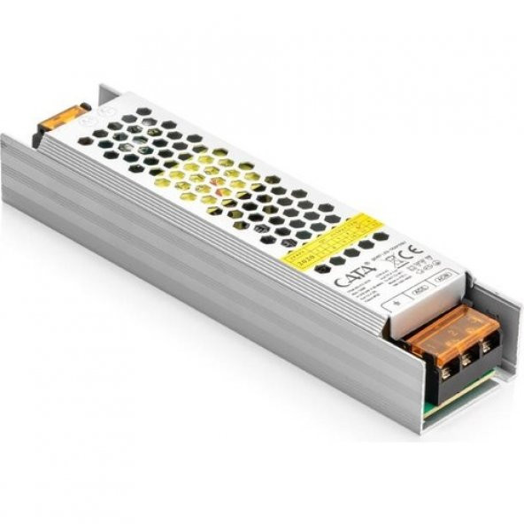 Cata CT-2576 10 Amper Şerit Led Trafosu 120W Slim Model 3 Çip