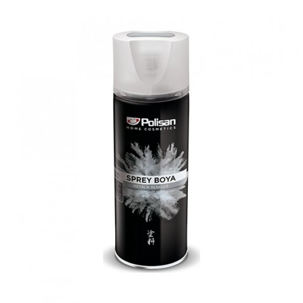 Polisan Sprey Boya Metalik Gri 400 ml