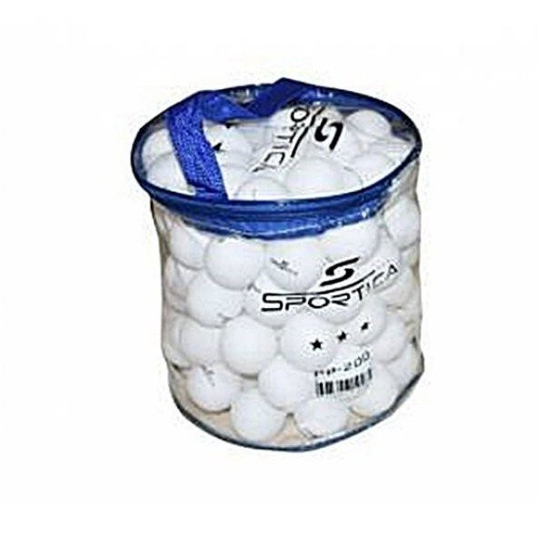 Sportica PP200 Beyaz 100'lü Pinpon Topu
