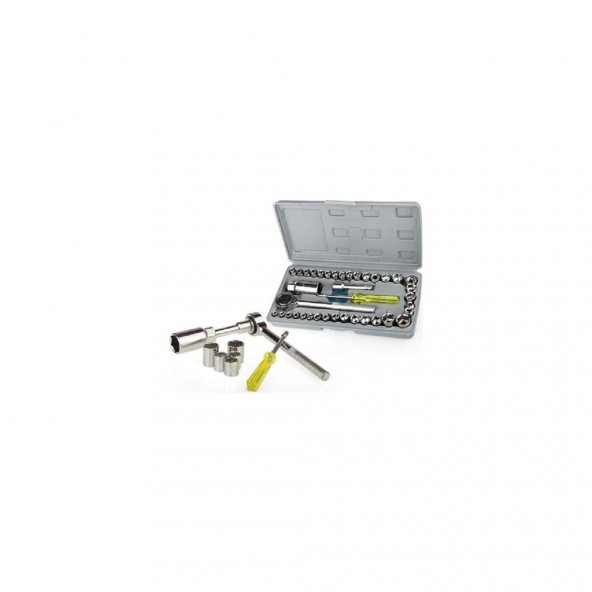 Aiwa Lokma Takımı 40 Parça 1/4x3/8 - 4