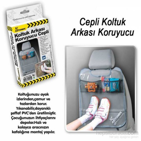 Automix Cepli Koltuk Arkası Koruyucu