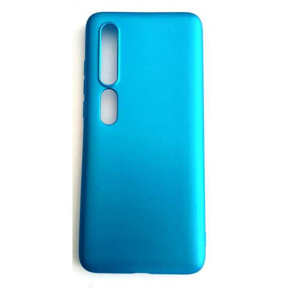 Xiaomi Mi 10 Ruber Case Yumusak Slikon Kilif Mavi - 1
