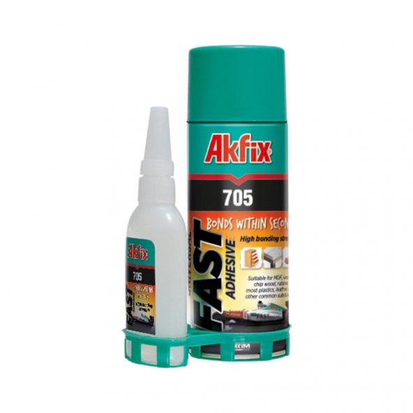 Akfix 705 Profesyonel Hızlı Yapıştırıcı Japon 200 ml 50 gr