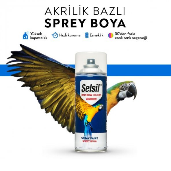 Selsil Rainbow 400ml Trafik Sarı