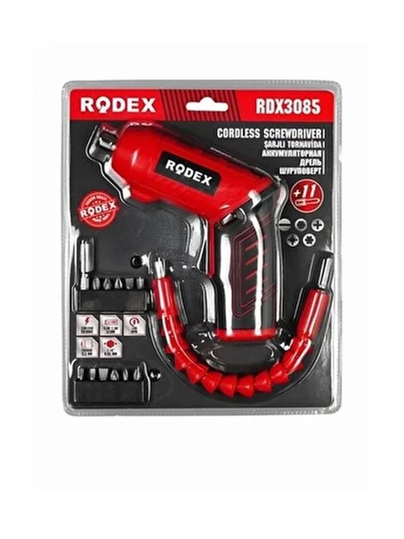 Rodex Mini Akülü Vidalama Rdx3085 12 Parça - 2