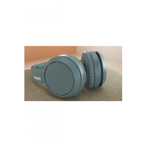 Philips TAH4205BL Kablosuz Kulak Üstü Kulaklık (Mikrofonlu) Mavi - 29 saat (PHILIPS Türkiye Garantili) - 7