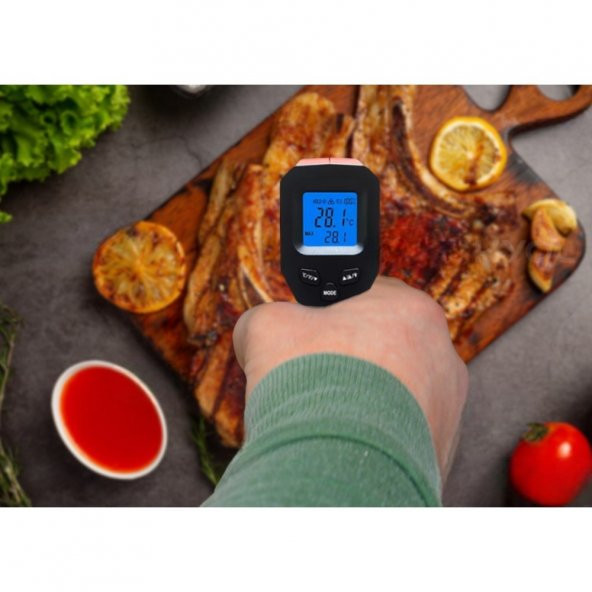 DT8380FC Kızılötesi Lazerli Termometre 380°C - 4