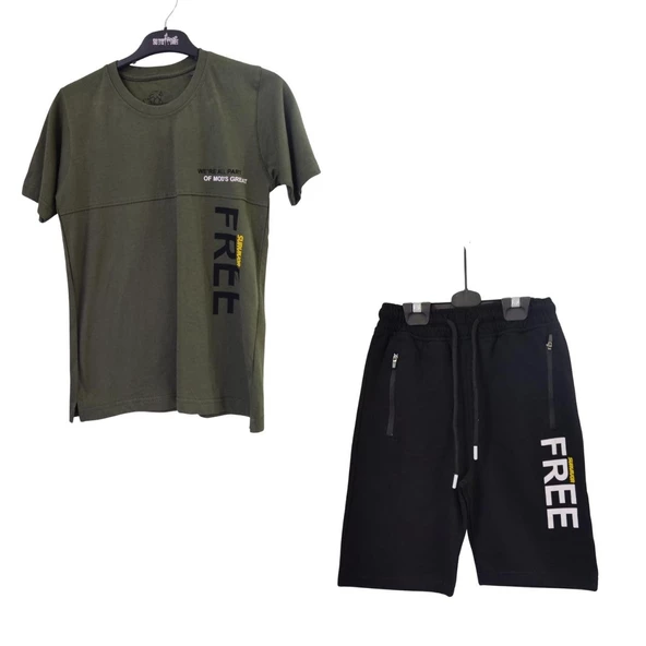 SURVİVOR 0 YAKA FREE BASKILI ERKEK ÇOCUK TAKIM