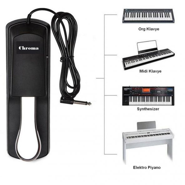 Chroma Sustain Pedalı  Org Piyano İçin Pedal Aynı Gün Kargo - 2