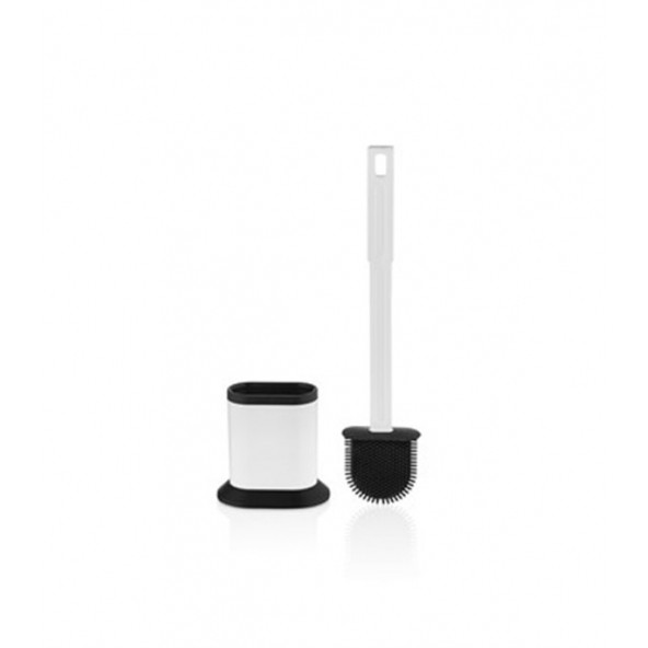 Rulopak Oval Elite Silikon Tuvalet Fırçası Siyah - 2