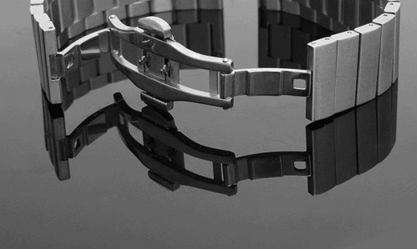 Oppo Watch 46mm 22mm Yandan Klipsli Paslanmaz Çelik Kordon + Metal Kordon Dönüştürücü - 2