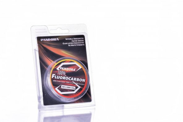 Pandora 100 Fluorocarbon Misina 0,29MM 50MT