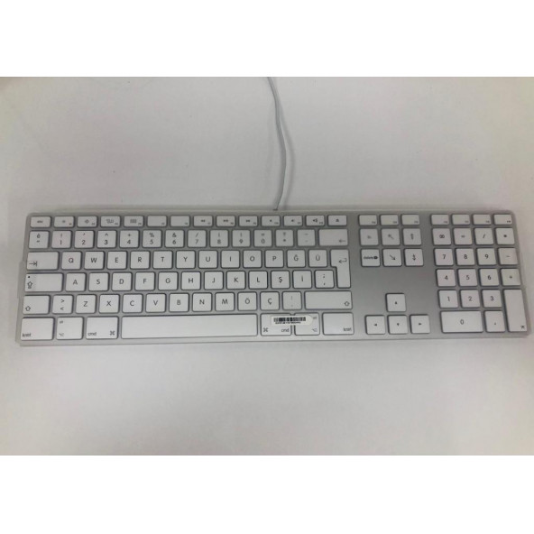 APPLE KABLOLU NUMARA ALANLI TÜRKÇE Q KLAVYE