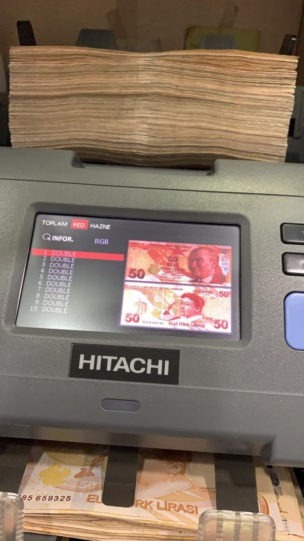 Para Sayma Makinesi HITACHI  iHUNTER 110 20 ÜLKE - 2
