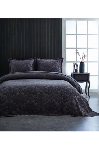 Pera Çift Kişilik Yatak Örtüsü Seti Pike Takımı Şönil %100 Pamuk Yıkanabilir - 6