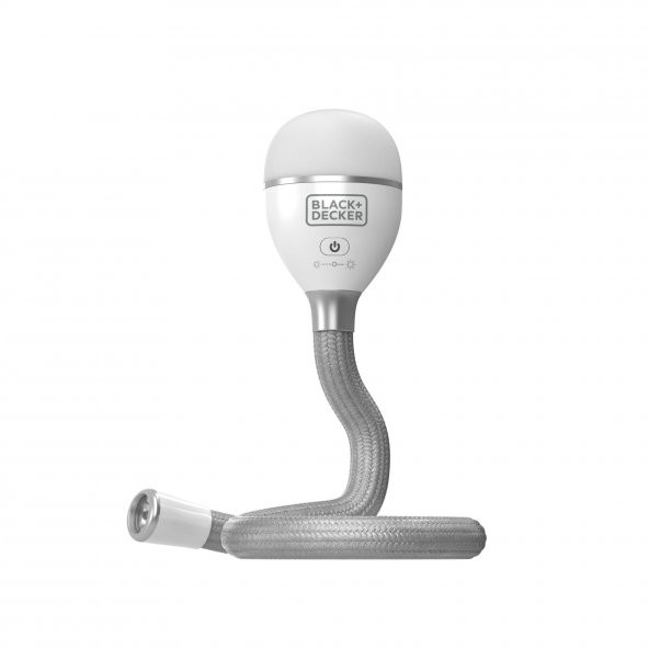BLACK+DECKER BDCFSL01 Black + Decker Snake Light 2 Ayar Kademeli Esnek ve Şarj Edilebilir Lamba, Yılan Işık - 2