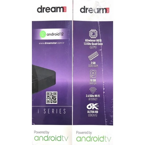 Dreamstar I3 2gb Ram 16GB Hafıza 6k Android Tv Box - Resim 3