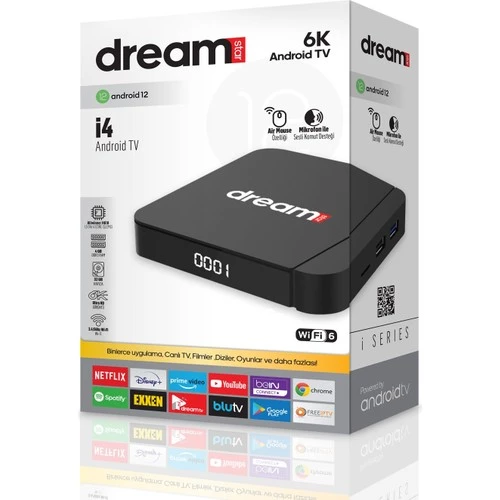 Dreamstar I4 Tv Box 4gb Ram 32 GB Hafıza Android 12 - 2