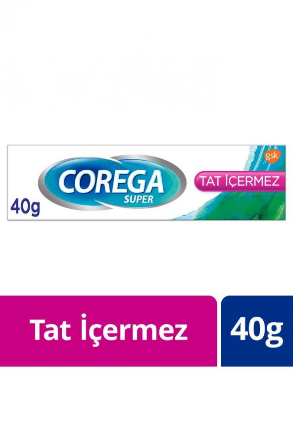 COREGA Tat İçermez Protez Yapıştırıcı Krem 40gr