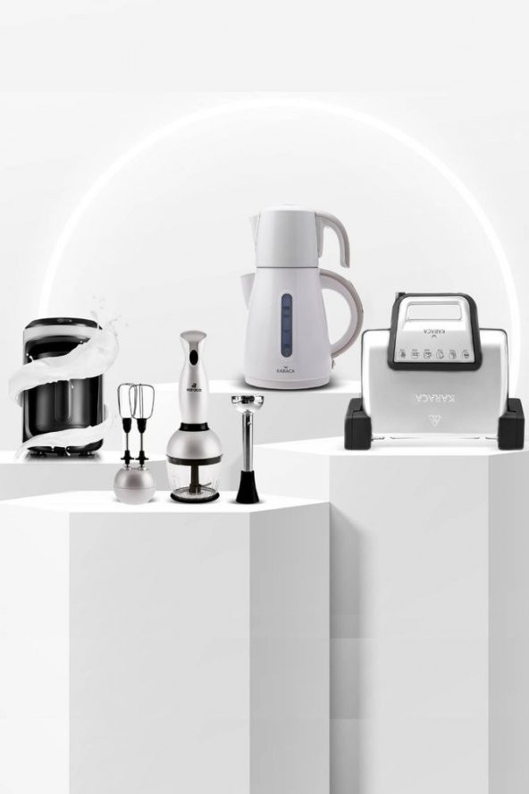 Gurme Süper 2.0 Elektrikli Evlilik Paketi Pearl White - 5