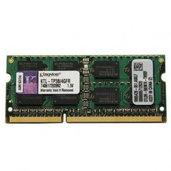 KTL-TP3B/4GFR Kingston 4GB DDR3 SoDimm Non ECC PC3-10600 1333Mhz 2Rx8 NOTEBOOK RAM BELLEK