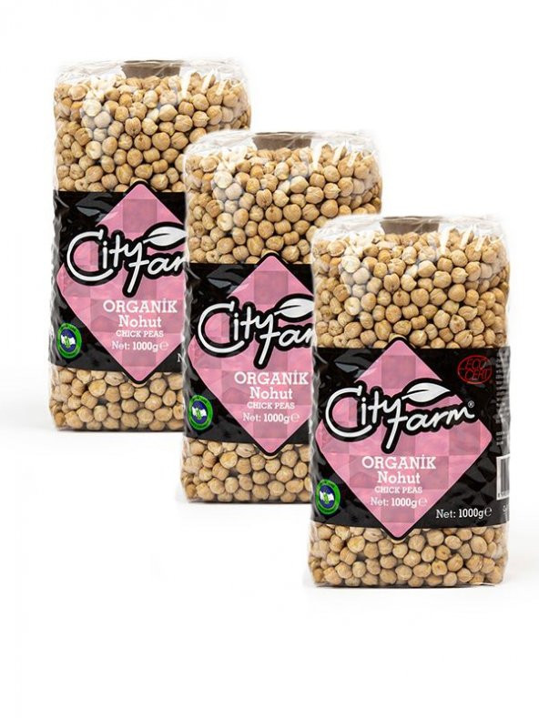 Organik Nohut 1 kg, 3 adet