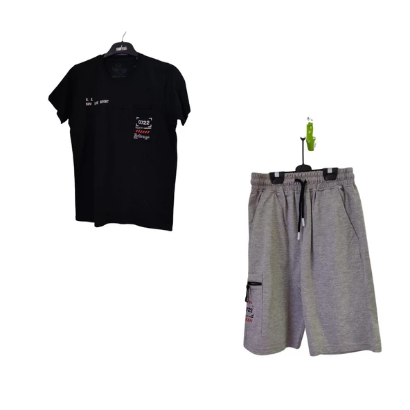 SURVİVOR 0722 BASKILI KAPRİLİ CEPLİ ERKEK ÇOCUK TAKIM