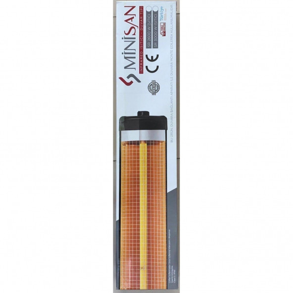 Minisan SR2600 2600W Infrared Isıtıcı Aparatli. Minisan - 1