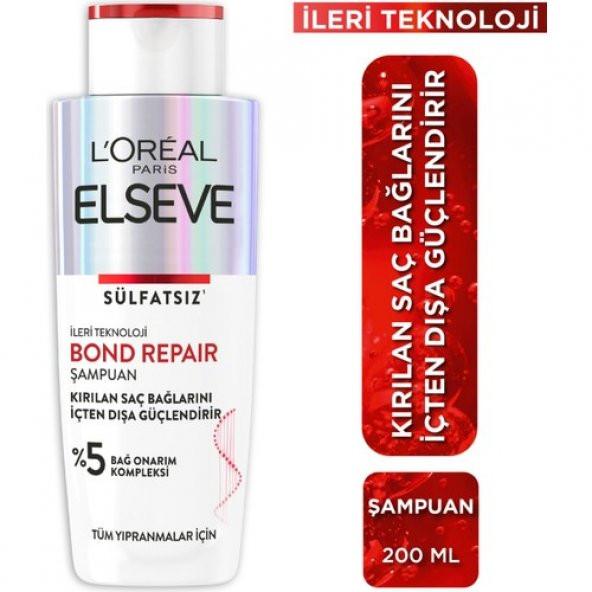Elseve 200 Ml 1/1 Bond Repair Şampuan
