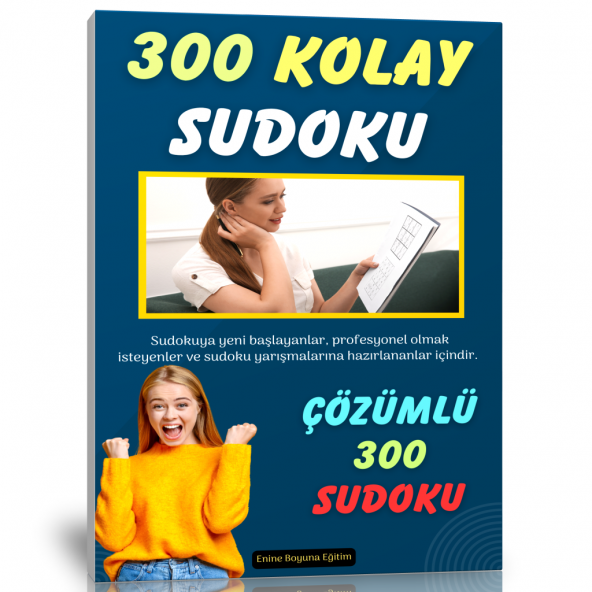 Zamanlayıcı Kolay Sudoku Kitap Seti (2 Fasikül Set)