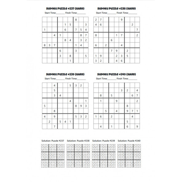 300 ZOR Sudoku Kitap Seti (2 Fasikül Set) - Resim 5
