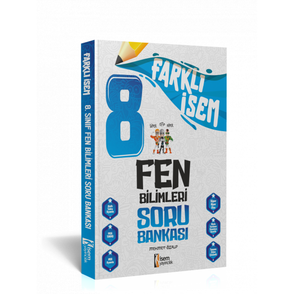 8. Sınıf Fen Bilimleri Farklı İsem Soru Bankası / Kolektif / İSEM Yayıncılık / 9786052867730