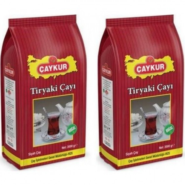 Çaykur Tiryaki 2 kg 2'li Çay