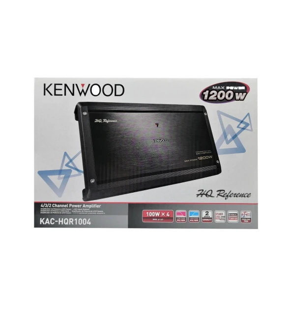 Kenwood Kac-Hqr1004 4 Kanal Oto 1200W Amplifikatör