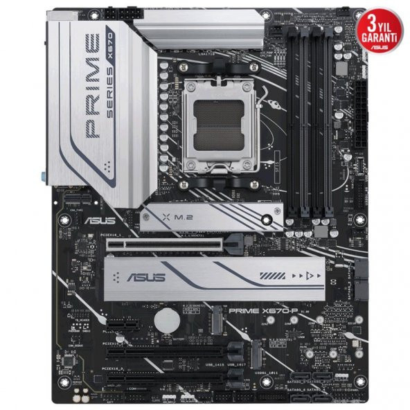 Asus Prime X670-P AMD X670 6400 MHz (OC) DDR5 Soket AM5 ATX Anakart - 2