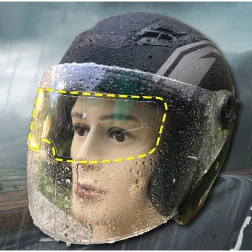 Motosiklet Kaskı Yağmur Kaydırıcı - 1