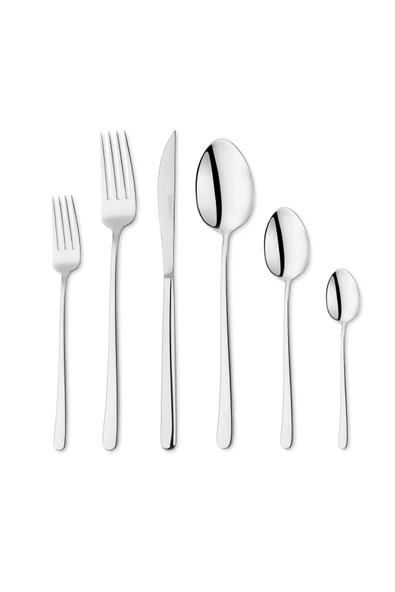 Hamburg Çatal Kaşık Bıçak Takımı-72 Parça-gümüş - 2