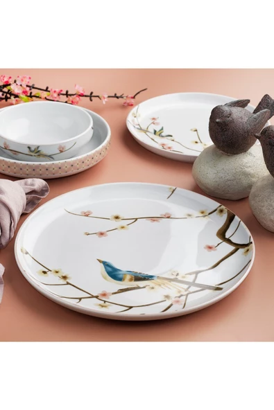 Arty Yemek Takımı 24 Parça-Pembe - Resim 4