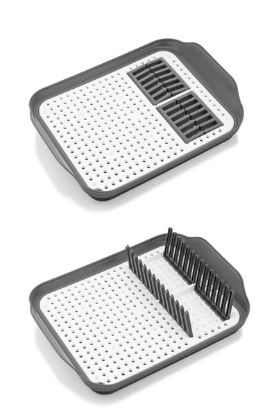 Sion Tabaklık Kurutma Tezgah Üstü Meyve Sebze Kurutma Süzgeci Dekoratif Tepsi Delikli Kesme Tahtası - 3