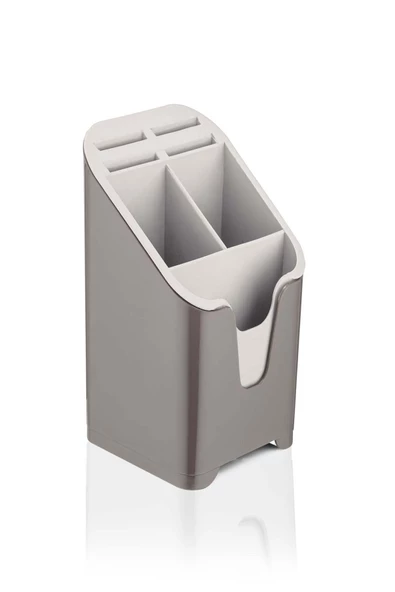 Bıçak Hazneli Kaşıklık 7 Bölmeli L832 Bıçak Standı Kaşık Bıçaklık Çatal Kaşık Kurutmalık - Resim 2