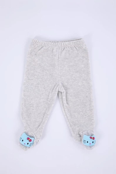 Kadife Oyuncaklı Kız Erkek Bebek Çocuk Pantolon Hello Kitty - 7