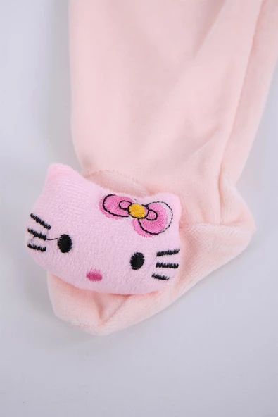 Kadife Oyuncaklı Kız Erkek Bebek Çocuk Pantolon Hello Kitty - 10