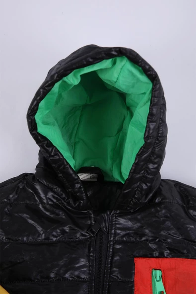 Babyhola Kapüşonlu İçi Peluş Erkek Çocuk Mont 3121 - 3