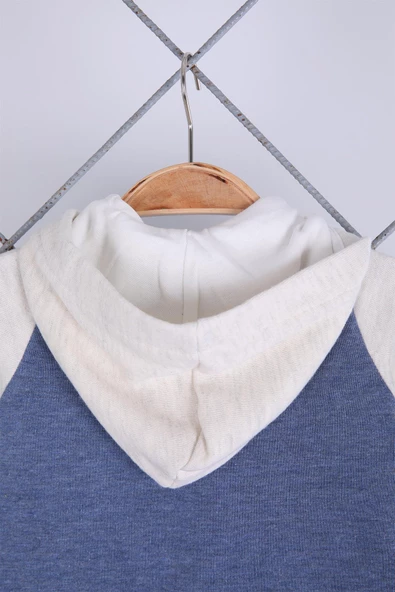 Babyhola Kız Erkek Fermuarlı Kapüşonlu Şardonlu Tulum 12645 - 10