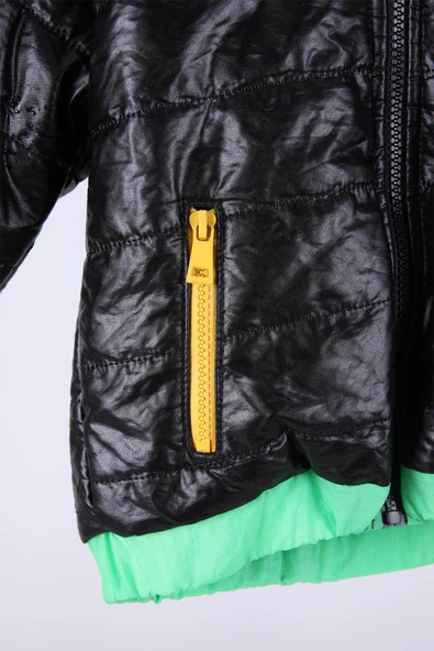 Babyhola Kapüşonlu İçi Peluş Erkek Çocuk Mont 3121 - 7