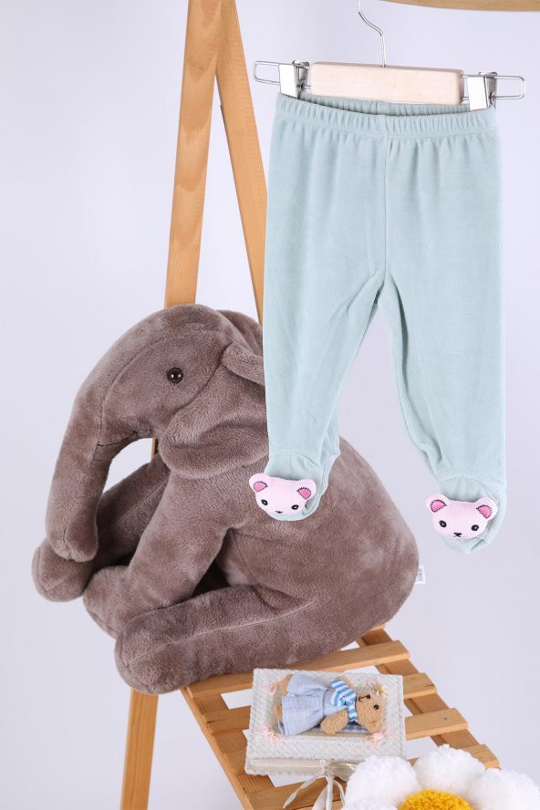 Kadife Oyuncaklı Kız Erkek Bebek Çocuk Pantolon Kedicik - 6